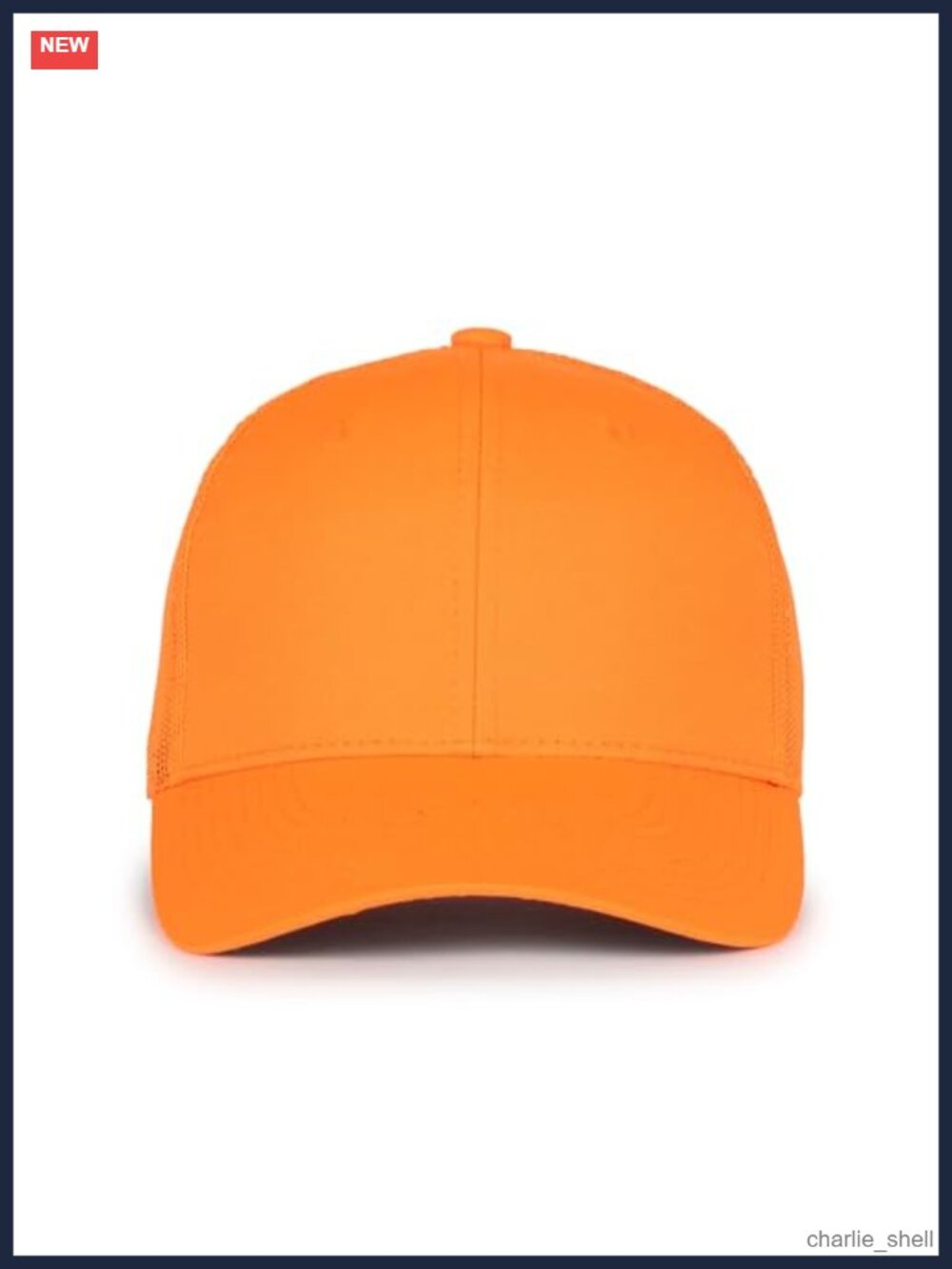 Men's Mesh Back Trucker Hat Structured Snapback Cap Blank